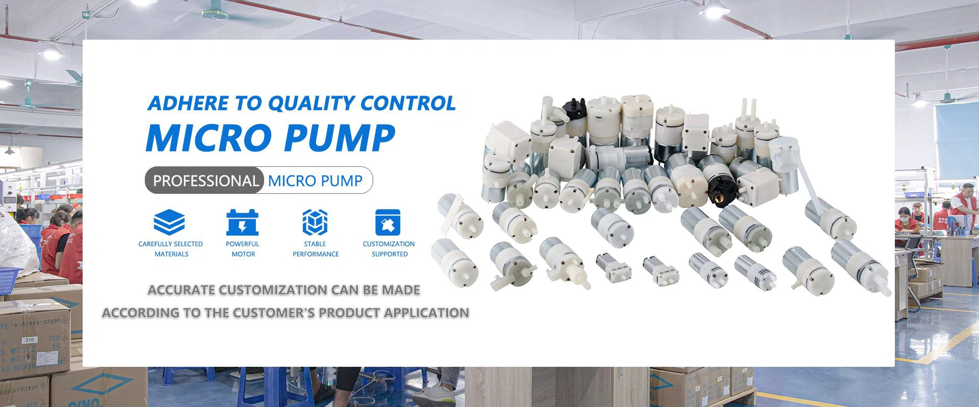 Quality testing of Gdaimtech vacuum pumps and water pumps in lab